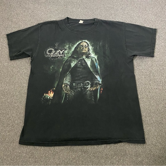Ozzy Osbourne Black Rain T-Shirt Size Large - Picture 1 of 7